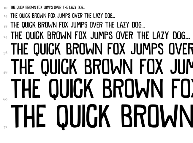 DK Snemand font waterfall